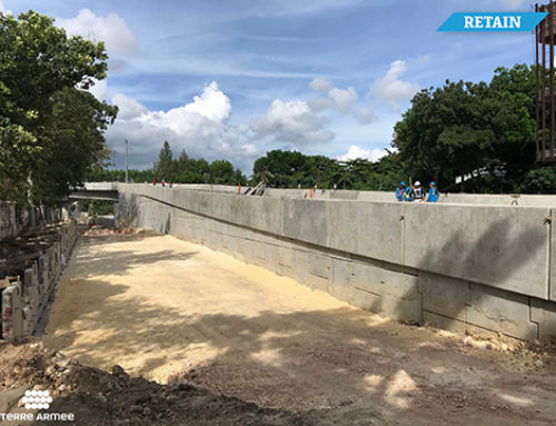 Abutment pertama di Filipina, kolaborasi Freyssinet-Reinforced Earth